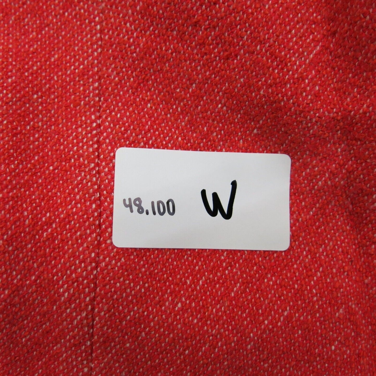 Zara Basic Womens Overcoat Open Front Long Sleeve Pockets Red Size 12
