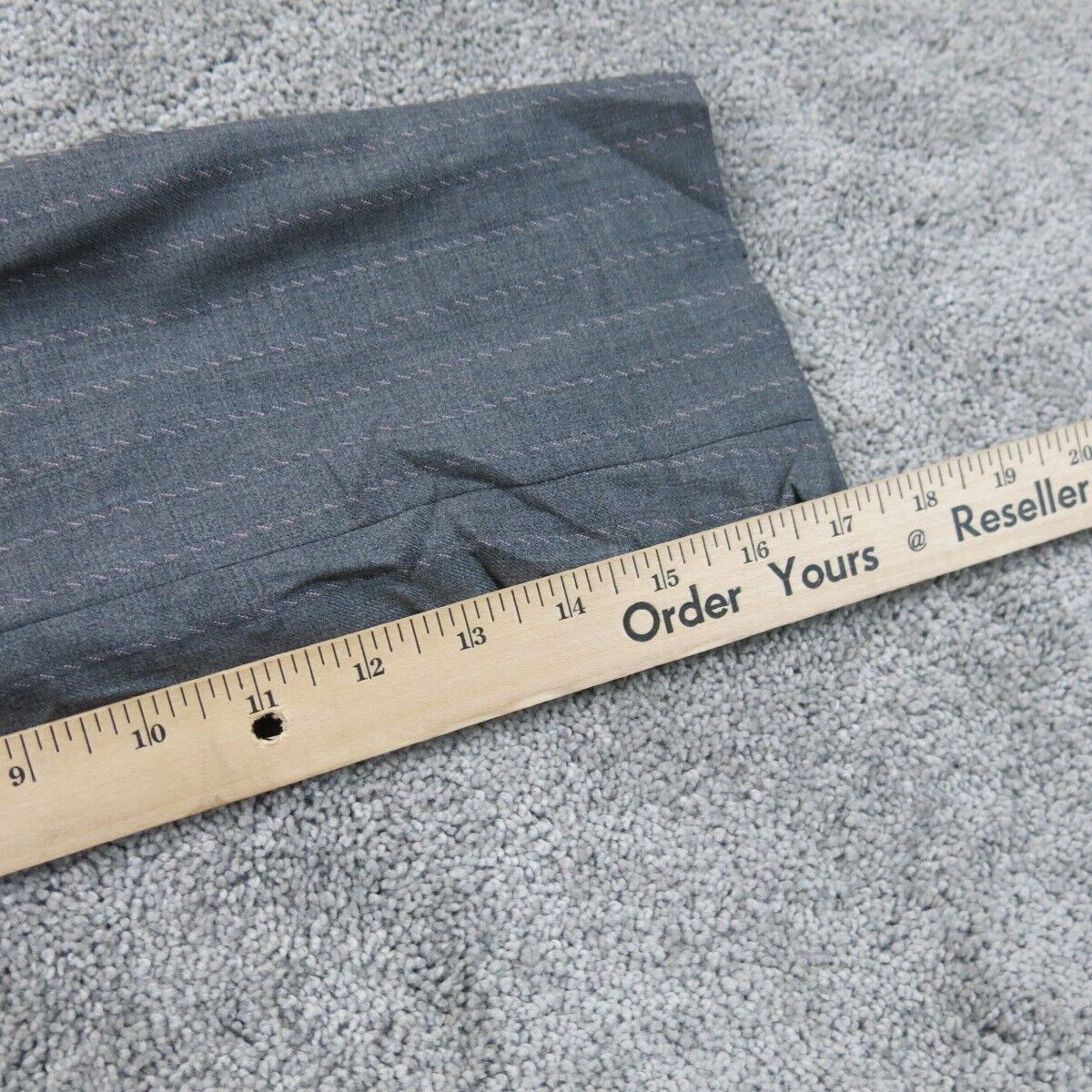 Talbots Womens Blazer Coat Single Breasted 3/4 Sleeves Pockets Gray Size 14