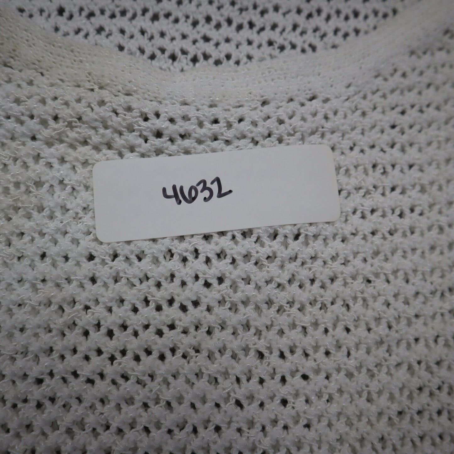 J Jill Women Pullover Knitted Sweater Crew Neck Short Sleeve White Size 1X