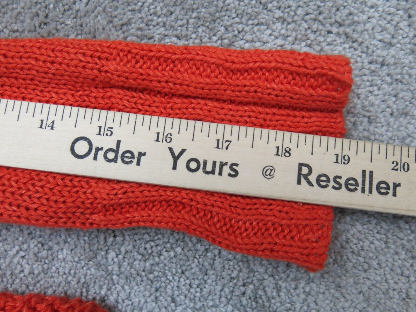 J.Crew Womens Pullover Knitted Sweater Round Neck Long Sleeve Orange Size XS