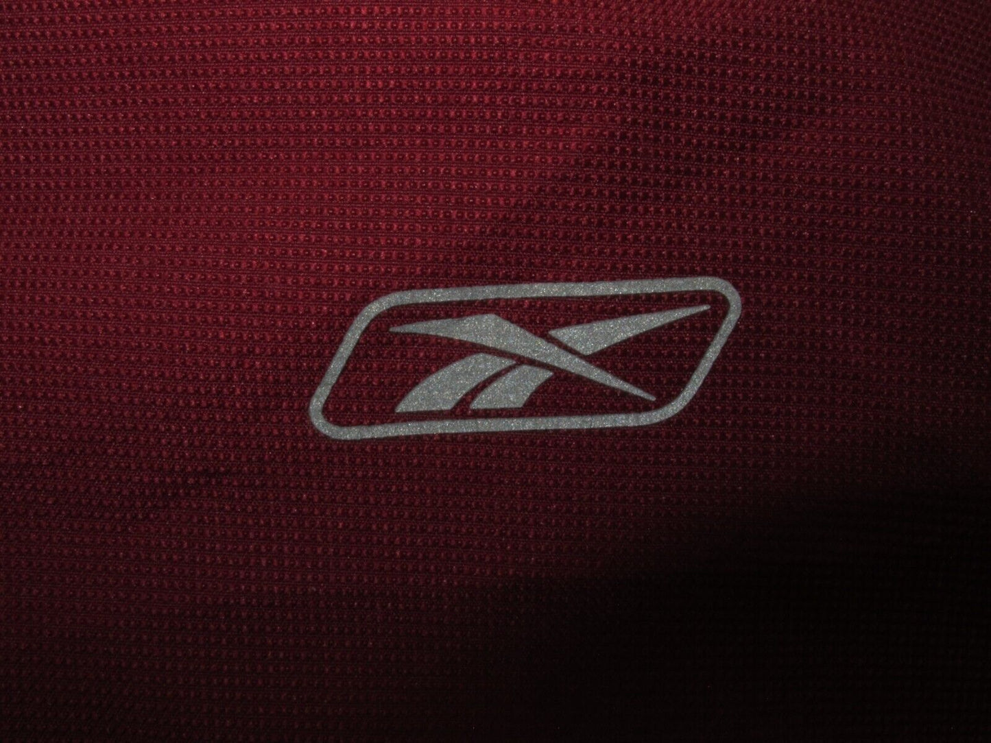 Reebok Mens Blouson Jacket Full Zip Up Long Sleeves Pockets Red Size ?