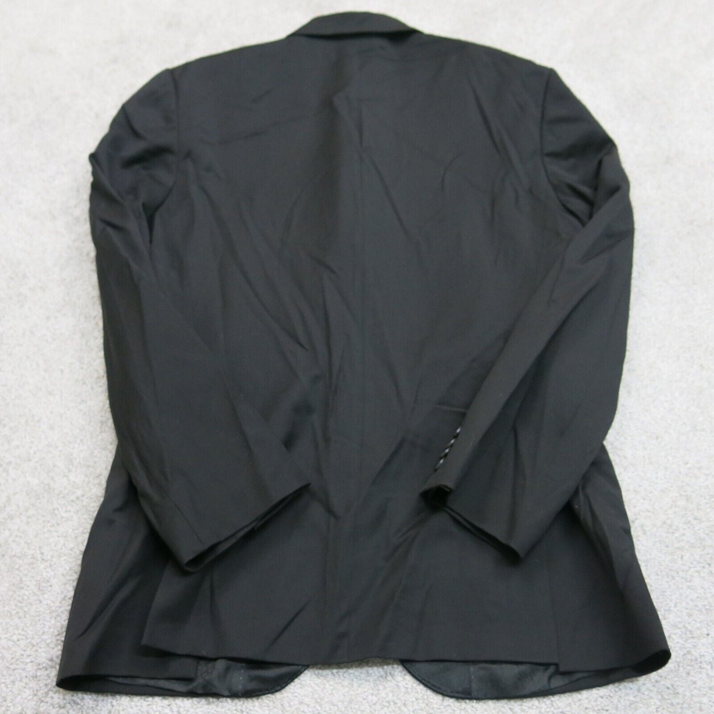 Express Mens Blazer Coat Single Breasted Long Sleeves Pockets Black Size 36R