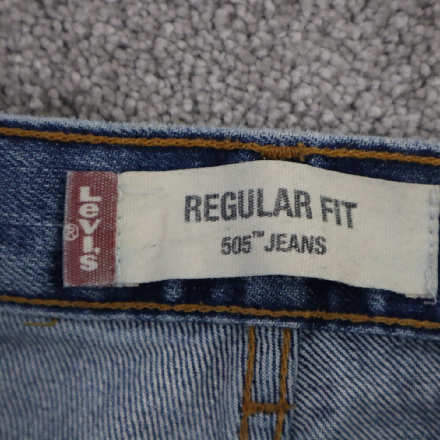 Levi s 505 Jeans Women s Size 36 Blue Stretch Regular Fit Straight Denim Jeans