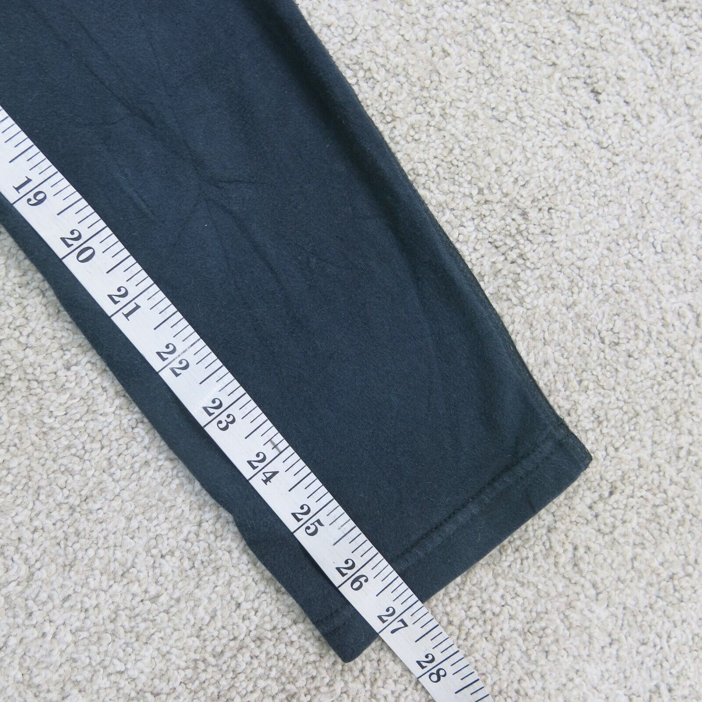Nike Women Activewear Pant Capri Stretch Mid Rise Elastic Waist Black Size Small