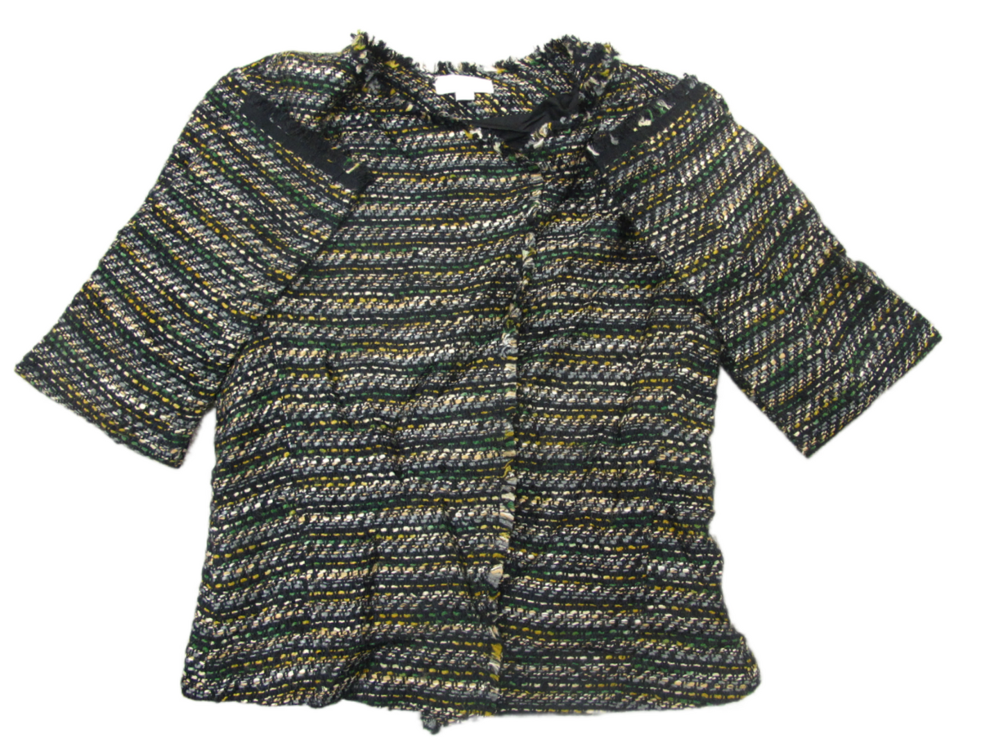 Ann Taylor Loft Women Cardigan Sweater Long Sleeves Knitted Black Size 6