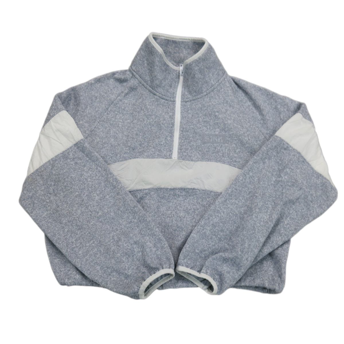 Pink Victorias Secret Women Jacket 1/4 Zip Mock Neck Sweater Gray Size Medium