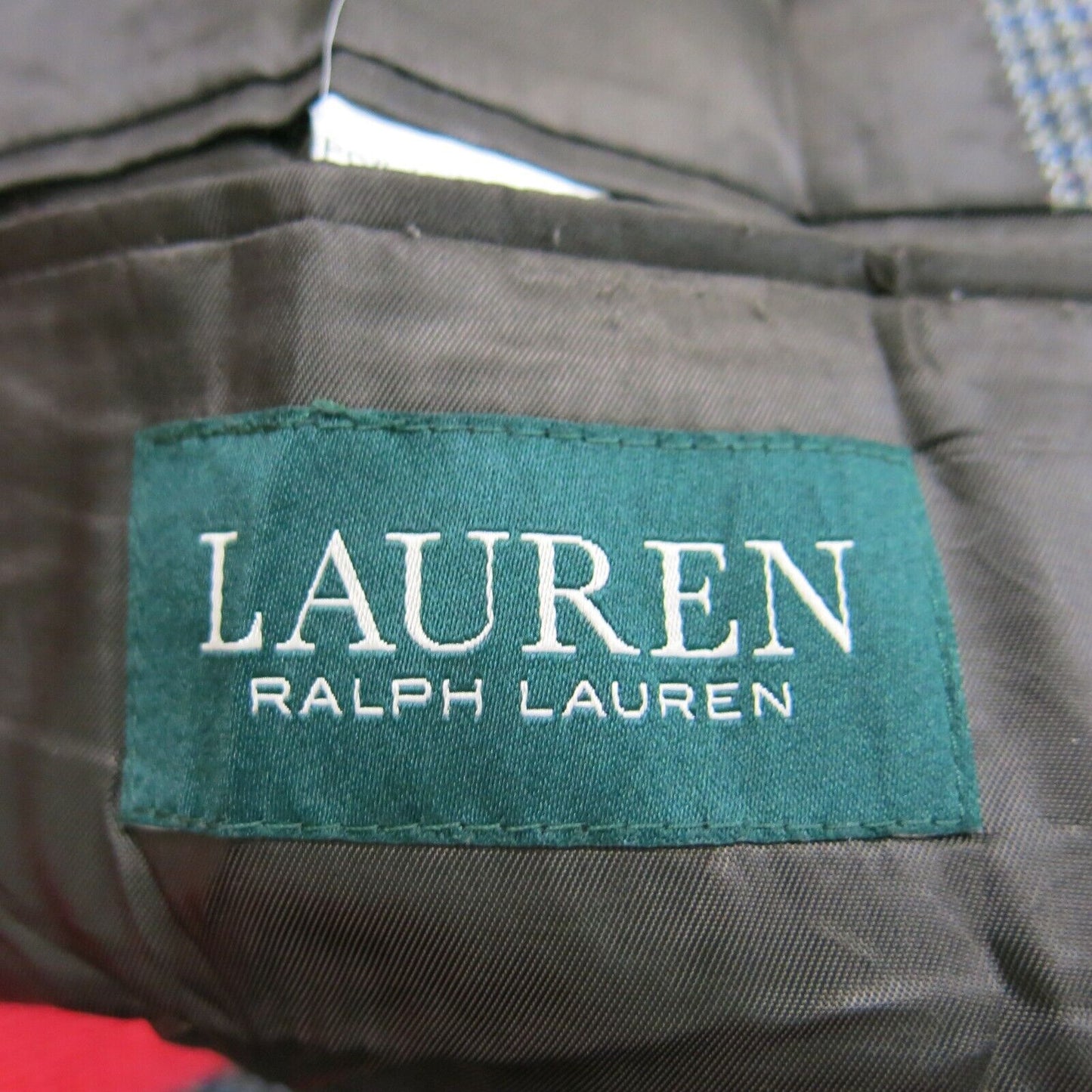 Lauren Ralph Lauren Women Blazer Coat Single Breasted Pocket Silk Gray Size 58L