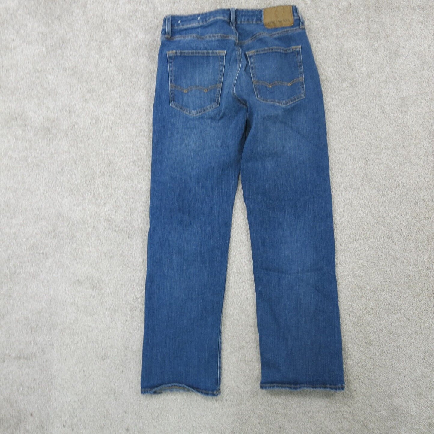 American Eagle Womens Jeans Straight Leg Flat Front Pockets Blue Size W29xL30