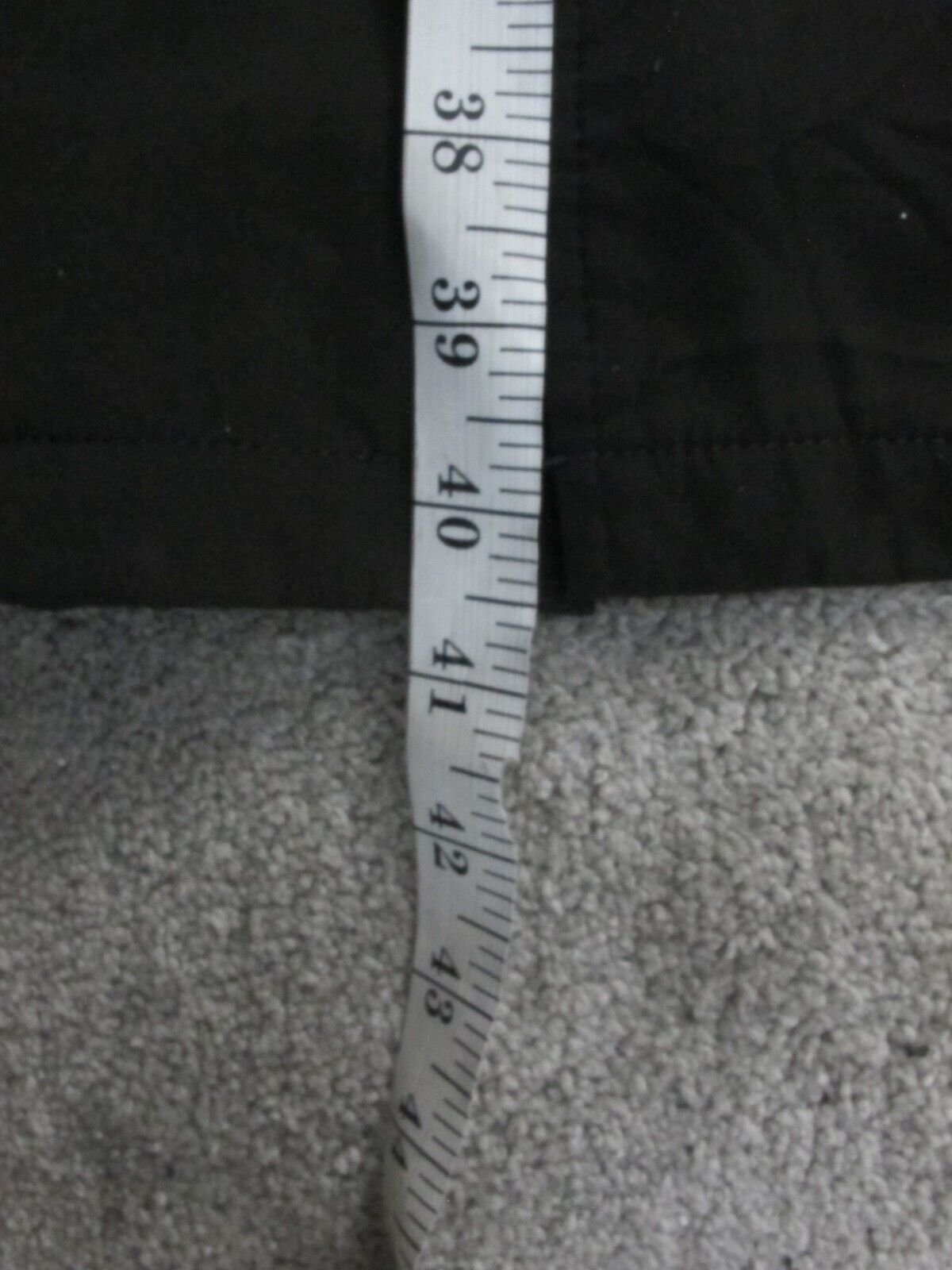 Calvin Klein Mens Over Coat Front Button Long Sleeves Mock Neck Black Size 50L