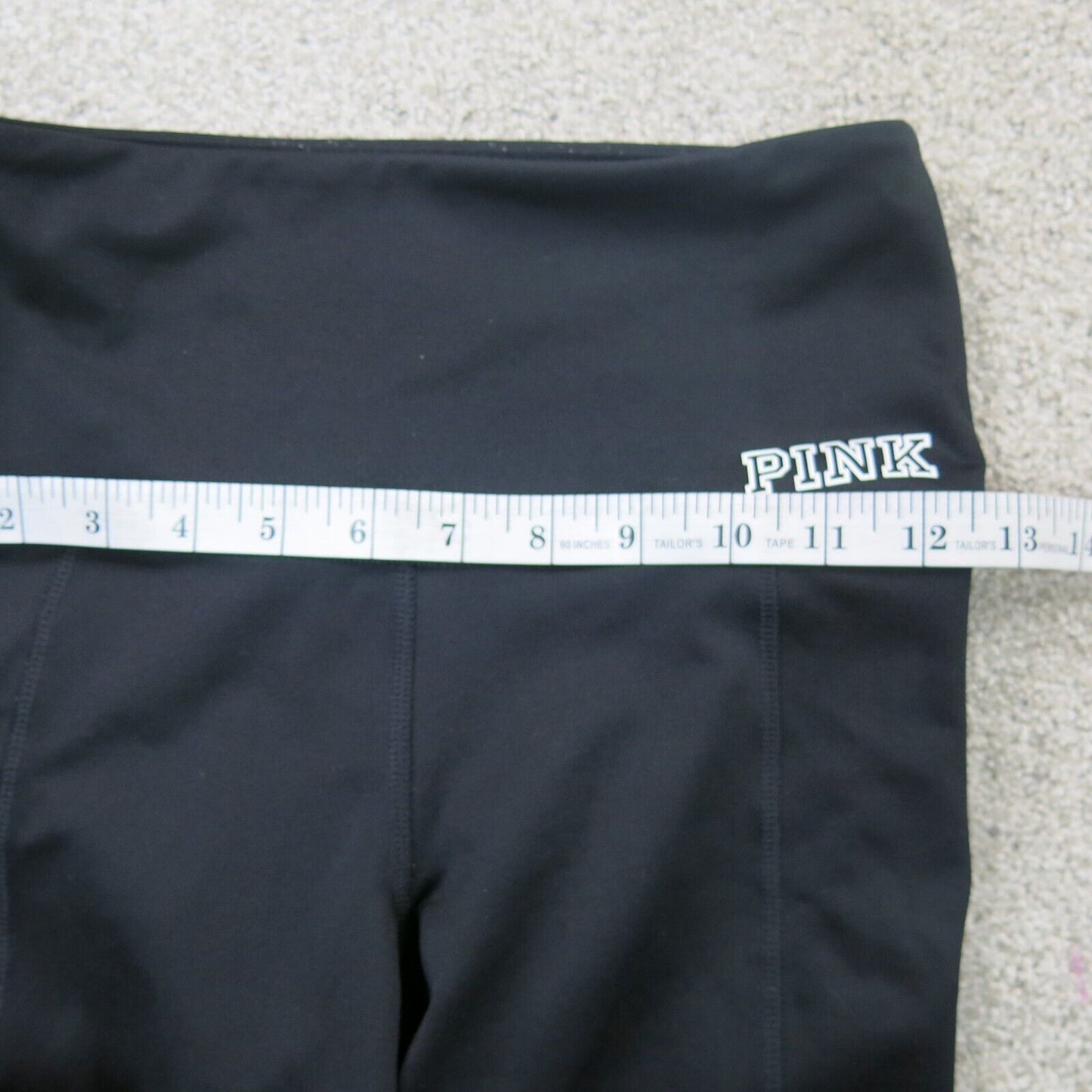 Pink Victoria Secret Women Leggings Activewear Skinny Mid Rise Black Size XS