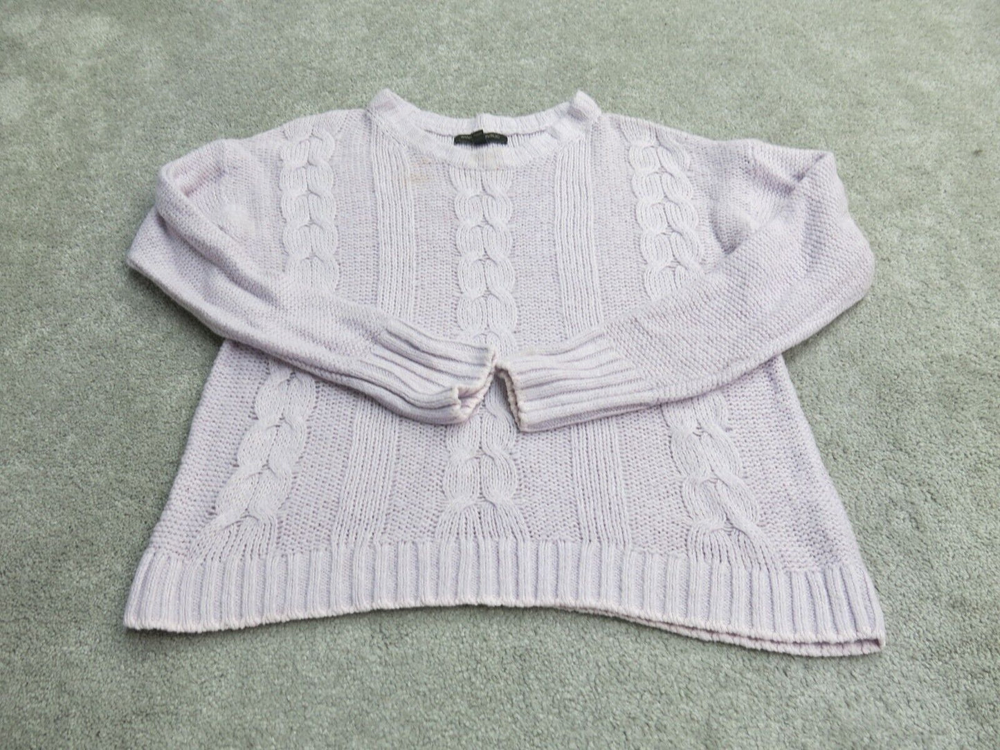 Banana Republic Women Pullover Sweater Knitted Crew Neck Light Pink Size X Small