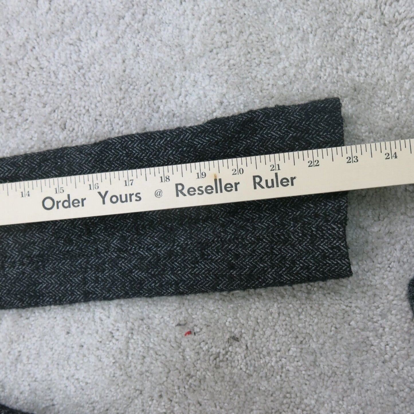 Ann Taylor Womens Blazer Coat Tweed Single Breasted Long Sleeves Black Size 4