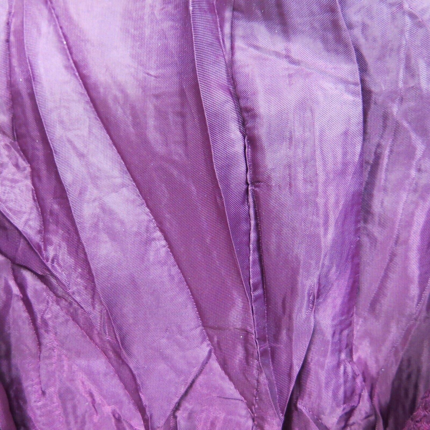 Nicole Miller Womens Coat Casual Long Sleeves Mock Neck Purple Size Medium