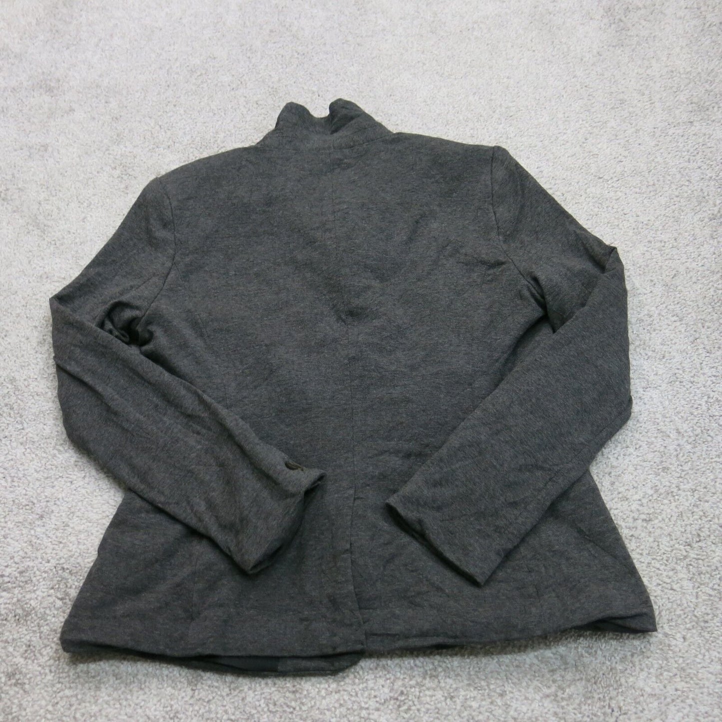 Old Navy Womens Single Breasted Blazer Coat Long Sleeves Pockets Black Size M