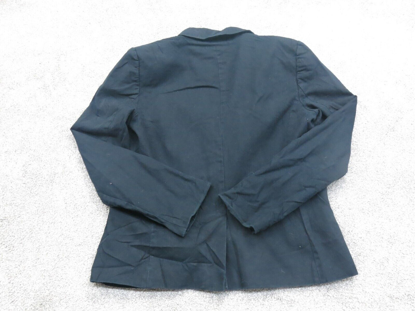 Banana Republic Women Blazer Coat Single Breasted Long Sleeve Slate Blue Size 10