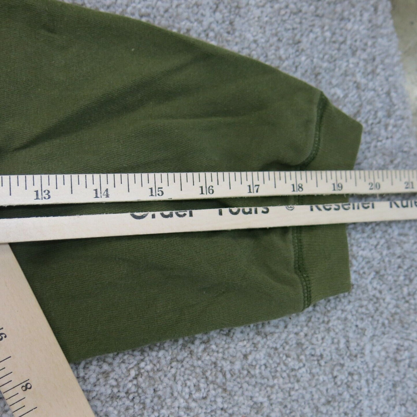 Banana Republic Men Pullover Sweatshirt Crew Neck Long Sleeve 100%Cotton Green L