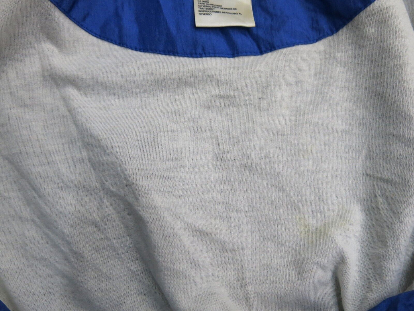Wilson Mens Bomber Jacket Full Zip Up Long Sleeves Mock Neck Blue Black Size XL