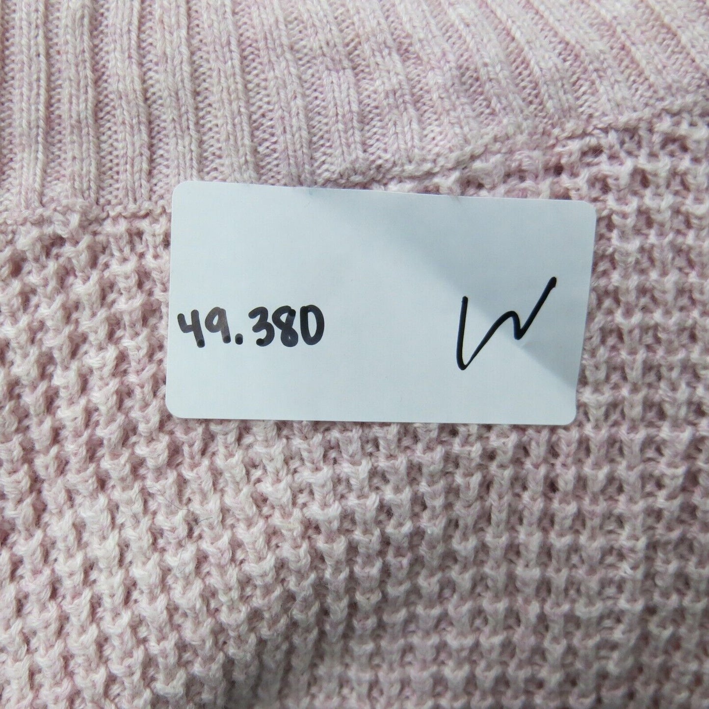 J. Crew Mercantile Womens Pullover Sweater High Neck Long Sleeves Pink SZ Large