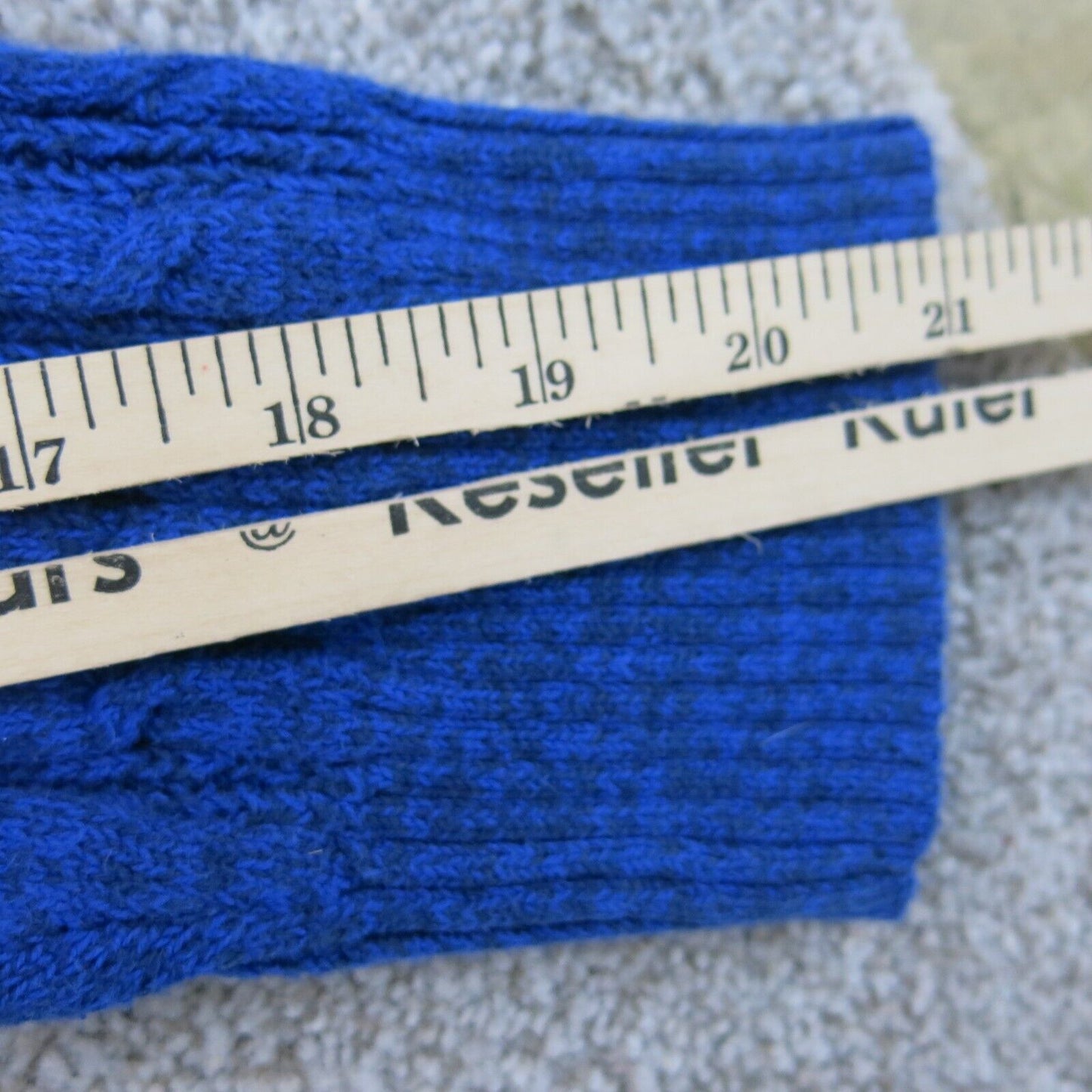 ST Johns Bay Womens Pullover Sweater Knitted Round Neck Cotton Blue Size X Large