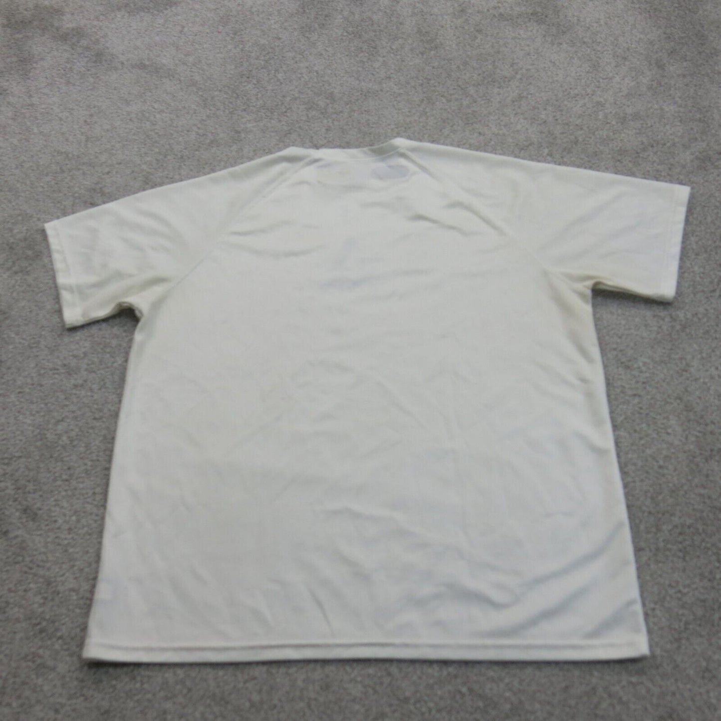 Under Armour Mens Crew Neck T Shirt Heatgear Short Sleeves White Size Large