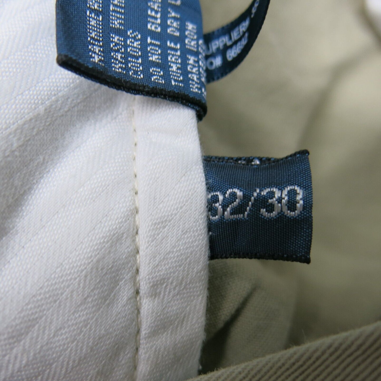 Polo Ralph Lauren Men Pant Dress Ethan Mid Rise Straight Leg  Beige Size W32XL30