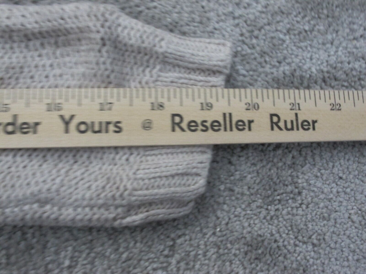 American Eagle Outfitter Womens Pullover Sweater Knitted Long Sleeves Beige SZ M