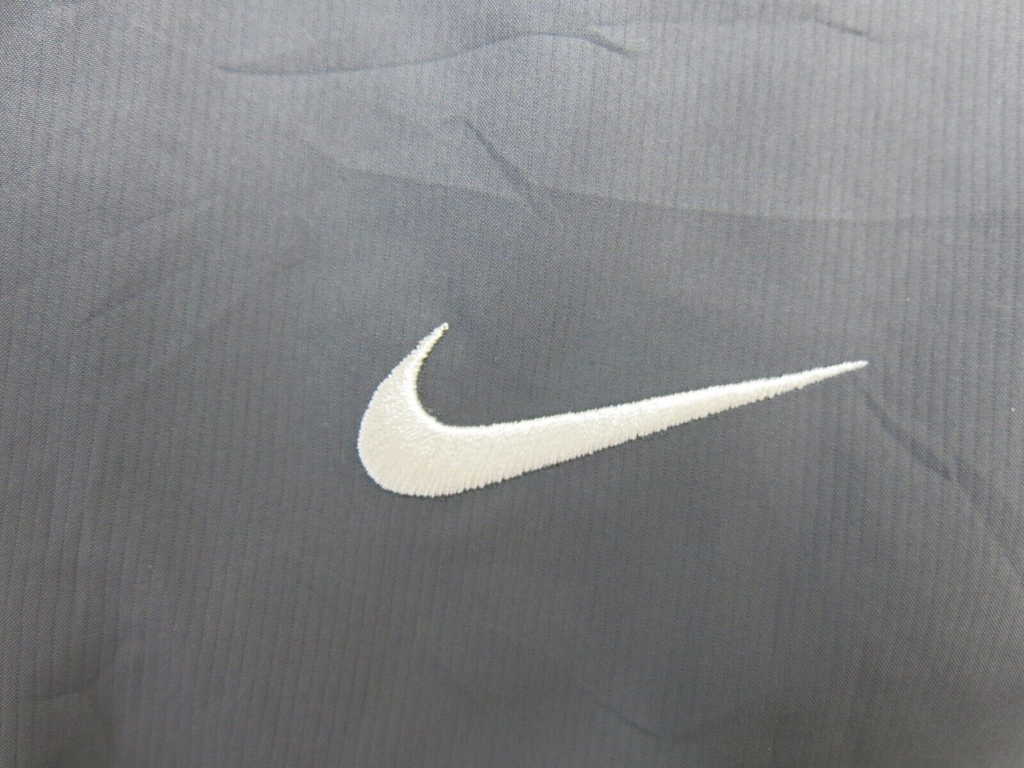 Nike Dri Fit Mens Sweatshirt 1/4 Zip Long Sleeve Jacket Logo Gray Size Small