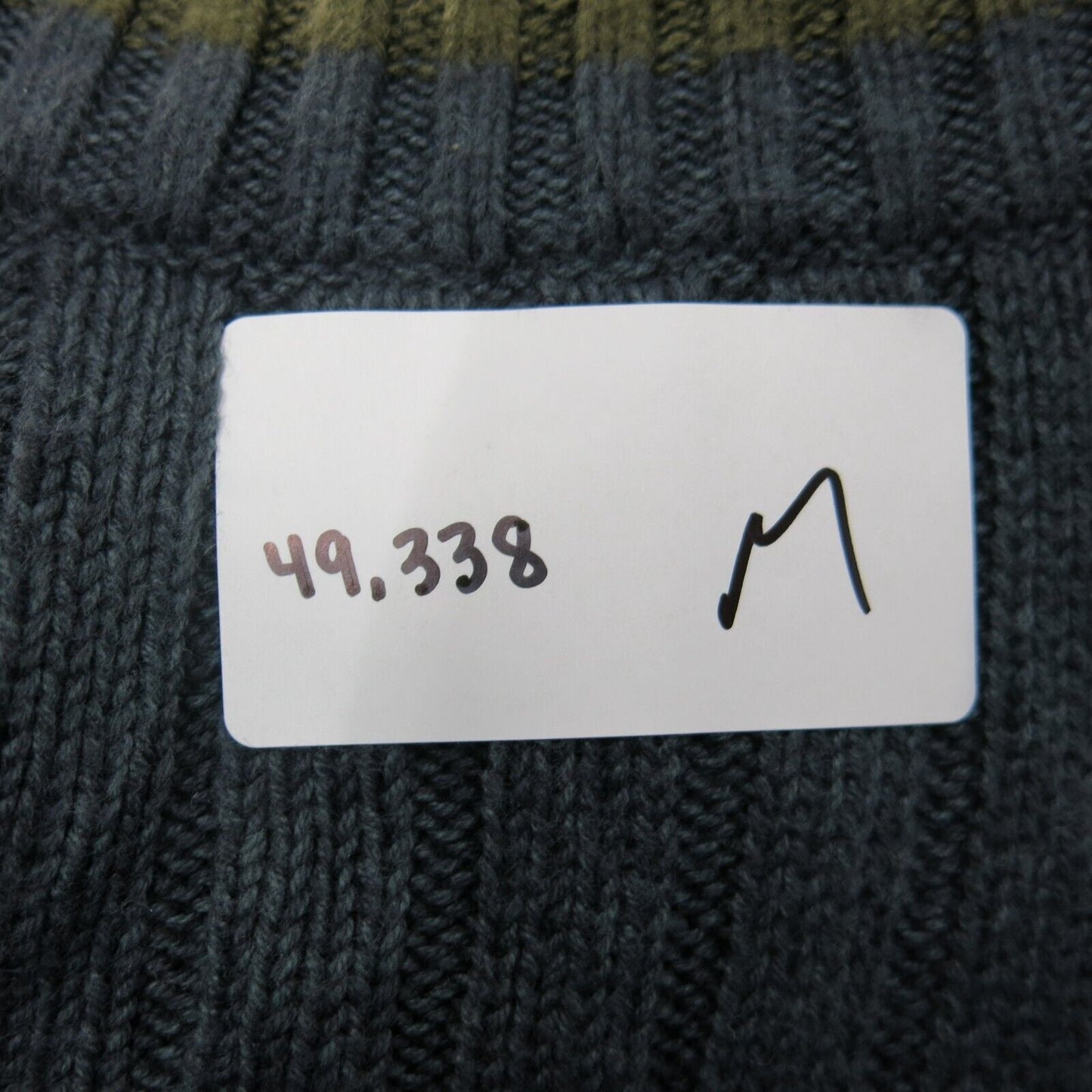 Columbia Mens Sweater Pullover Knitted Crew Neck Long Sleeves Blue Size X Large