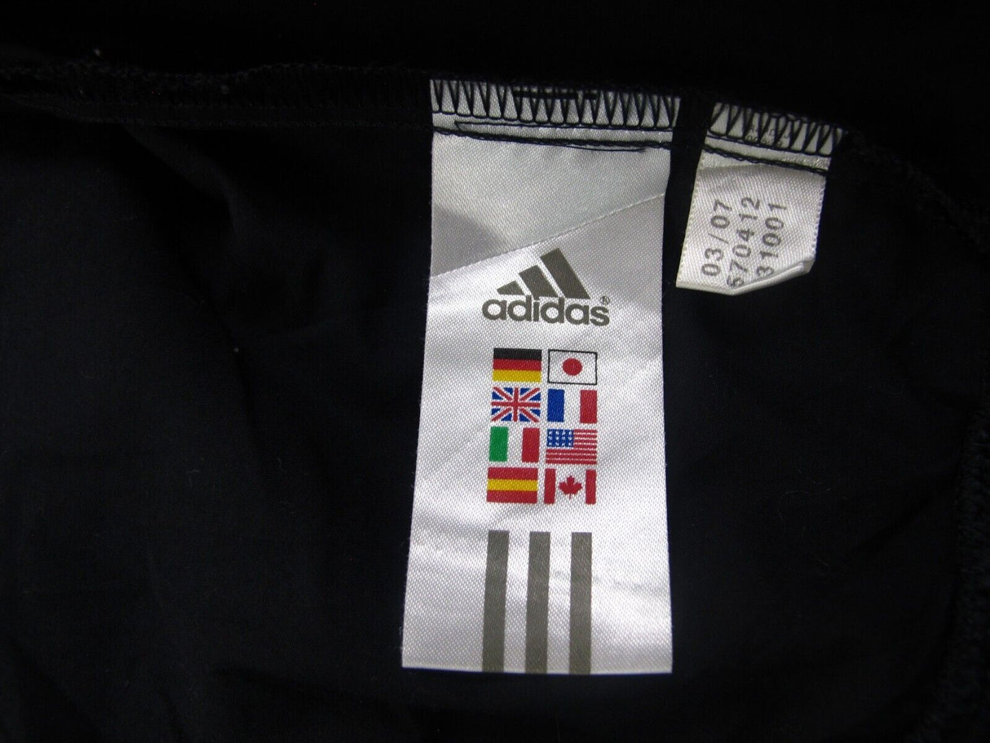 Adidas Womens Full Zip Up Basic Jacket Long Sleeves Pockets Black Size Large