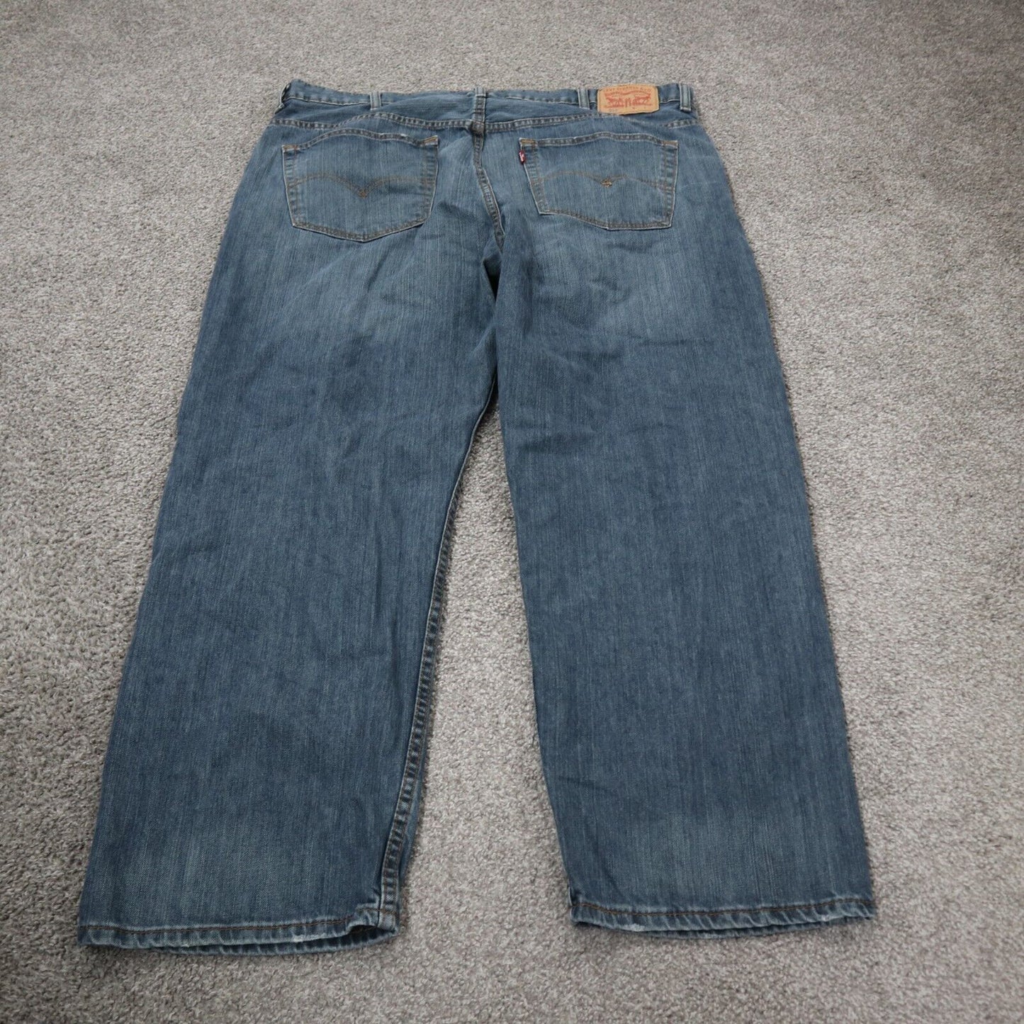 Levis 559 Mens Jeans Straight Leg Mid Rise Five Pockets Blue Size W44XL29