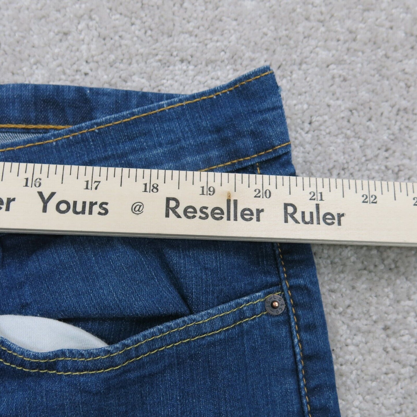 Levis 502 Mens Jeans Slim Straight Leg Denim Mid Rise Blue Size W41XL27.5