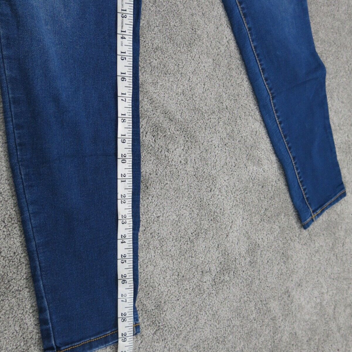 Mossimo Womens Denim Legging Skinny Leg Mid Rise Four Pockets Blue Size 10/30