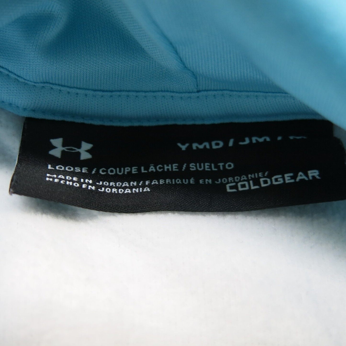 Under Armour Hoodie Jacket Womens Size M White Cold Gear Loose Jack Long Sleeve