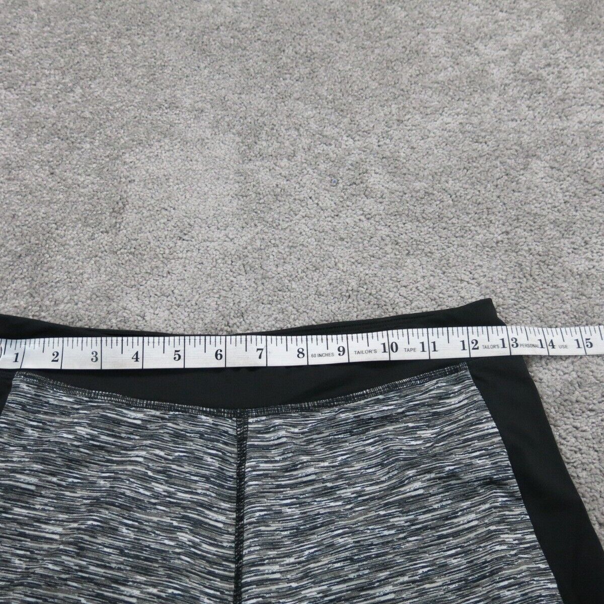 Adidas Womens Legging Gym Training Skinny Leg Low Rise Black Gray Size X Large