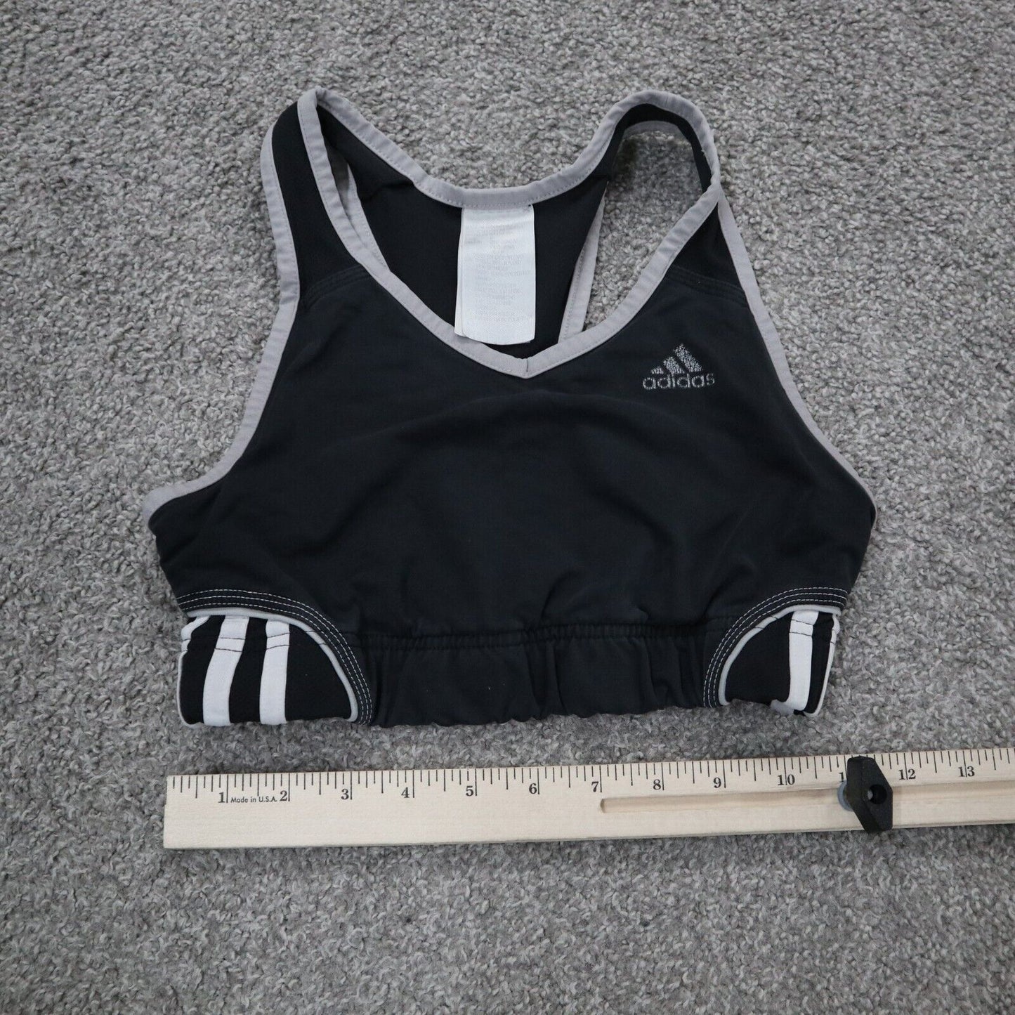 Adidas Women Activewear Sports Bra Racer Back Running Training Black Size S/P
