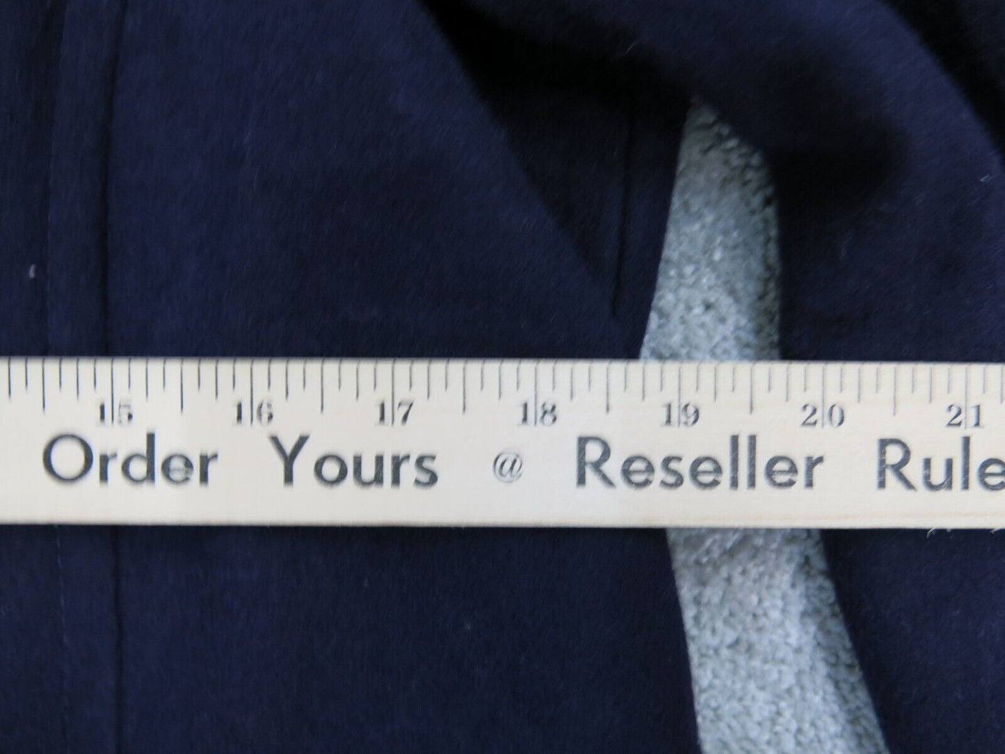 London Fog Men Coat Long Long Sleeve Pocket Blue Size Medium