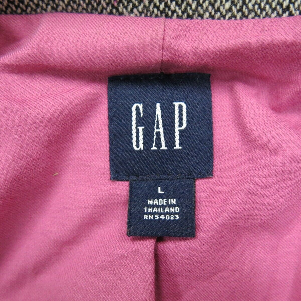 Gap Women Blazer Coat Single Breasted Buttons Long Sleeves Pockets Gray SZ Large