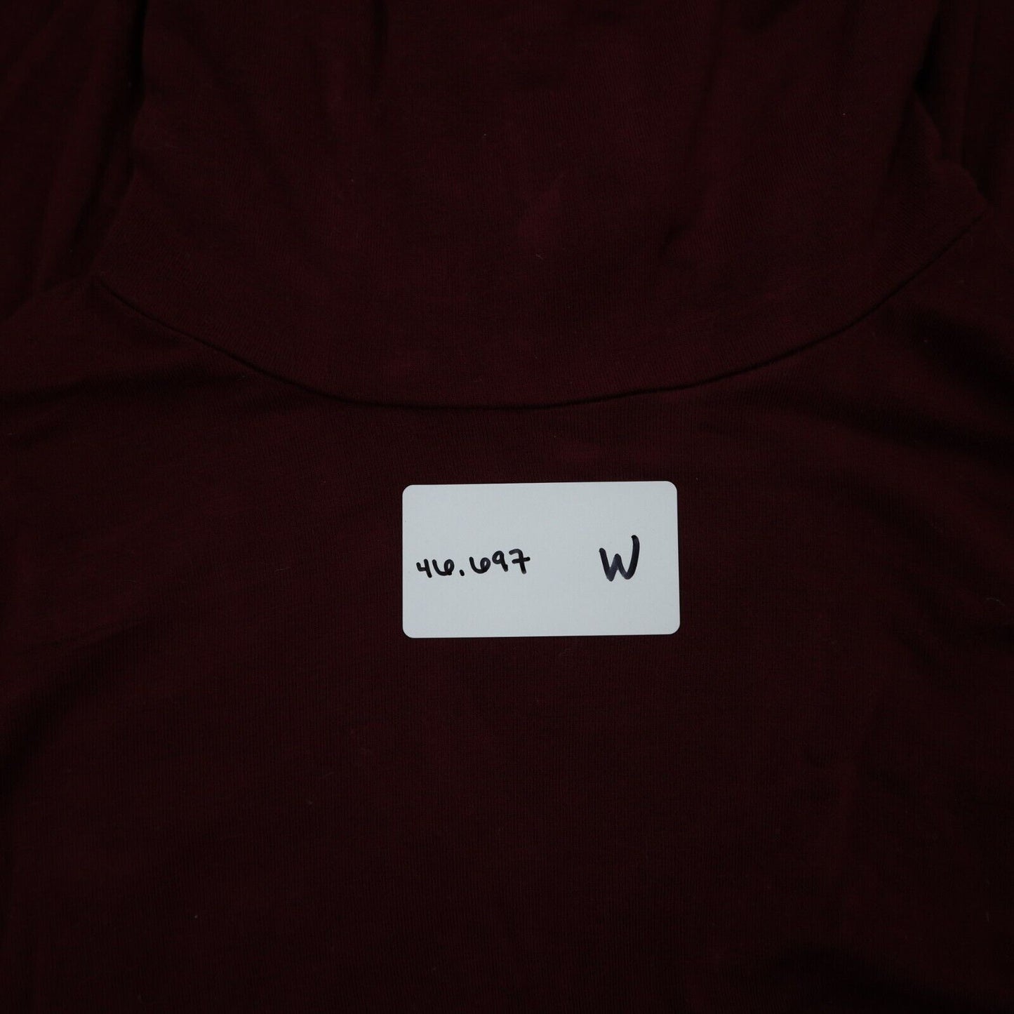 Mossimo Womens Tunic Blouse Top Turtleneck Long Sleeve Solid Red Size Small