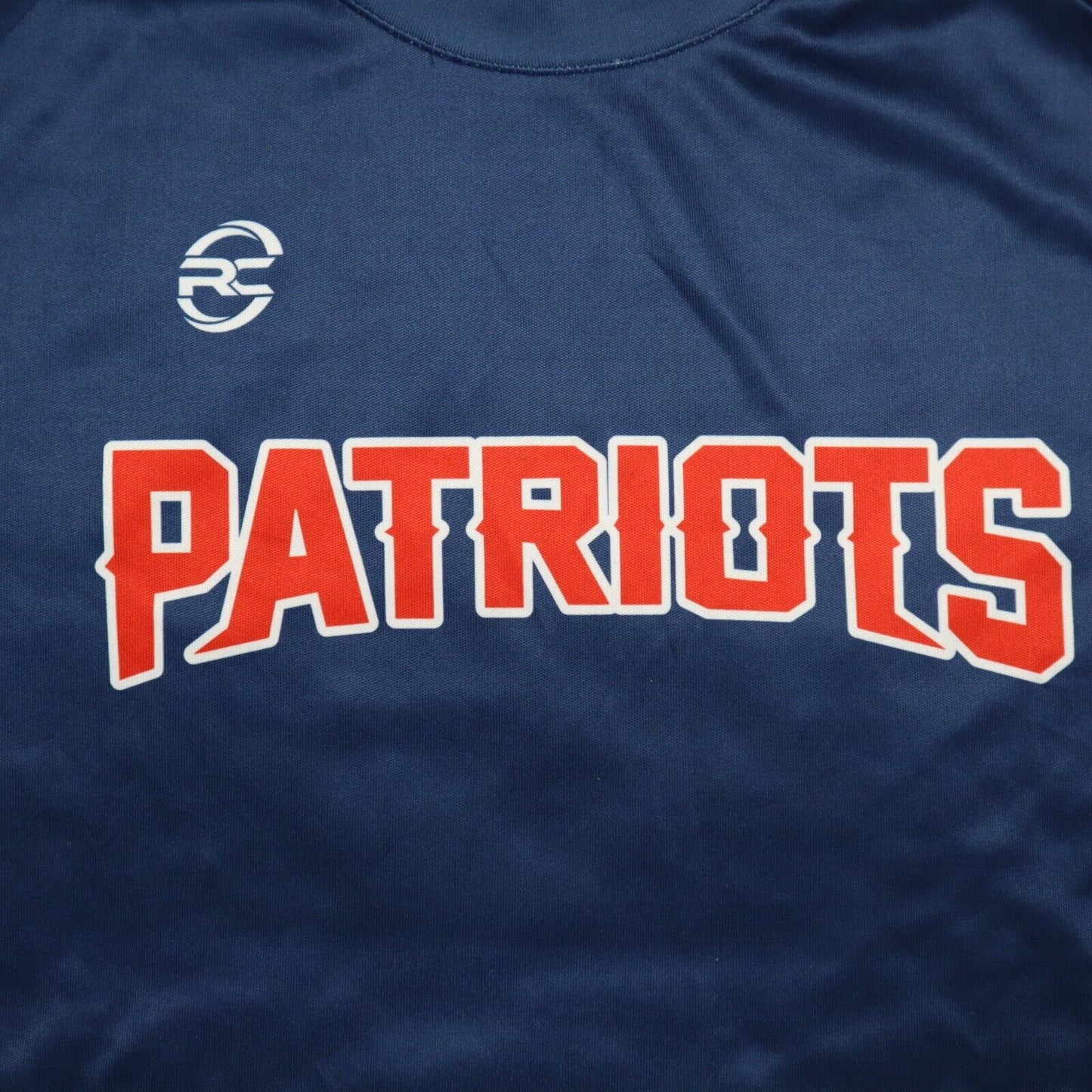 Romscor NBA Shirt Men s Small Blue Long Sleeves PATRIOTS Basketball Sports Shirt