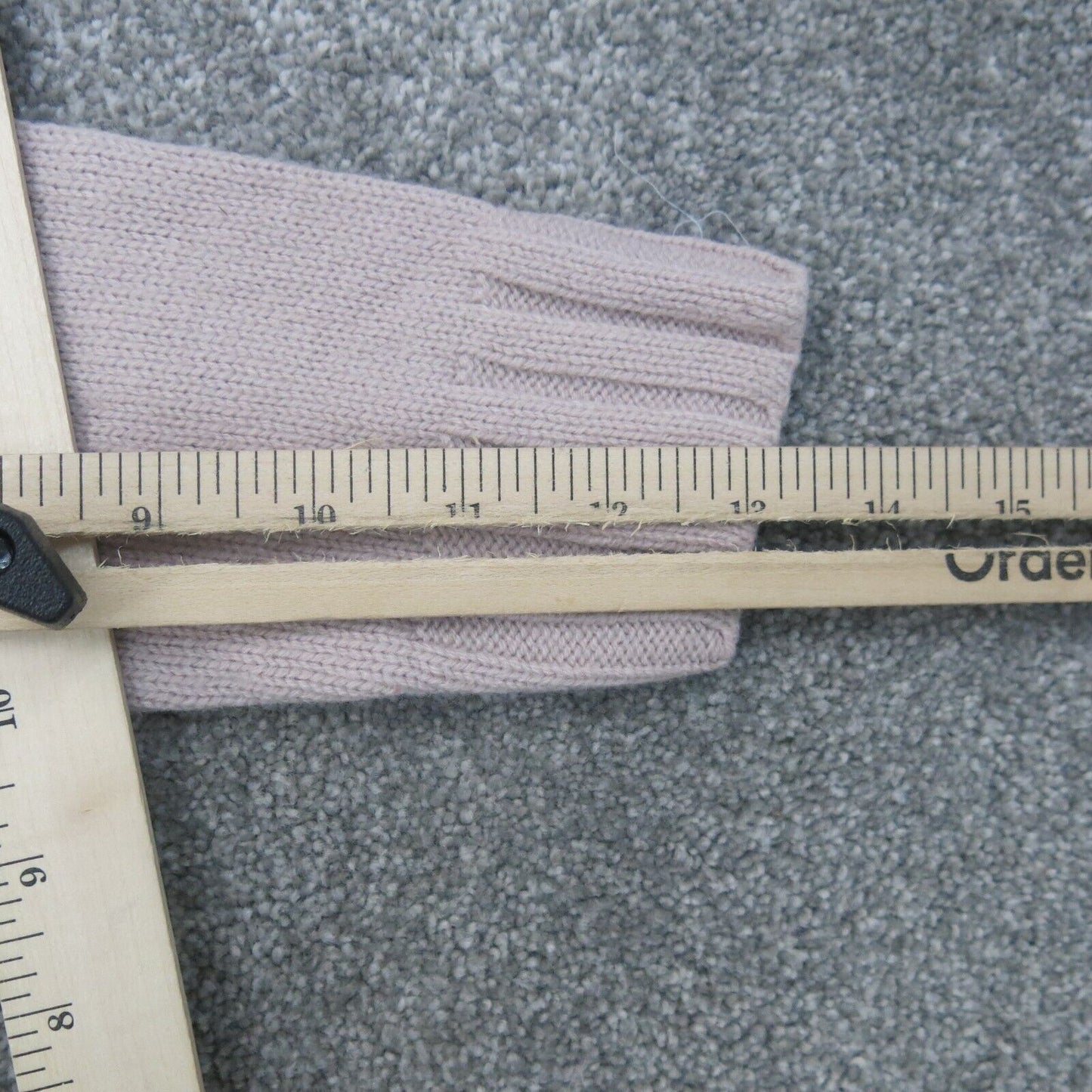 Express Womens Pullover Sweater Knitted V Neck Long Sleeves Light Pink SZ Small