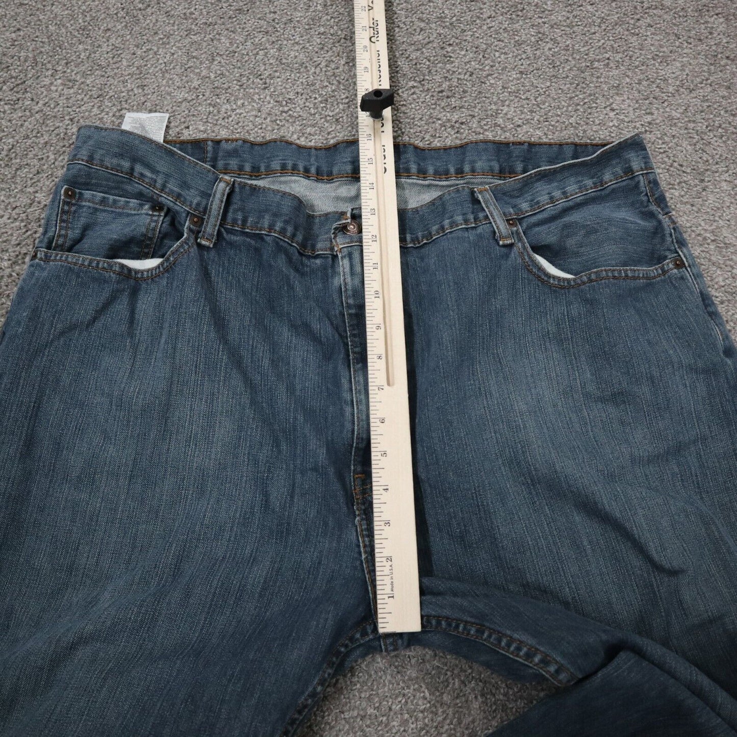 Levis 559 Mens Jeans Straight Leg Mid Rise Five Pockets Blue Size W44XL29