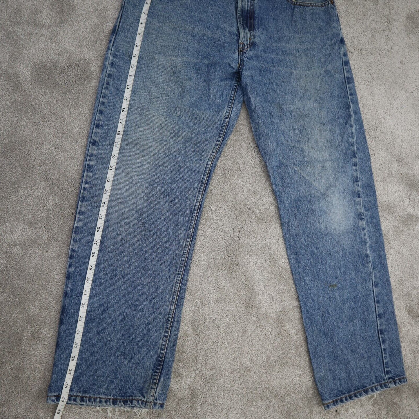 Levi s 505 Jeans Women s Size 36 Blue Stretch Regular Fit Straight Denim Jeans