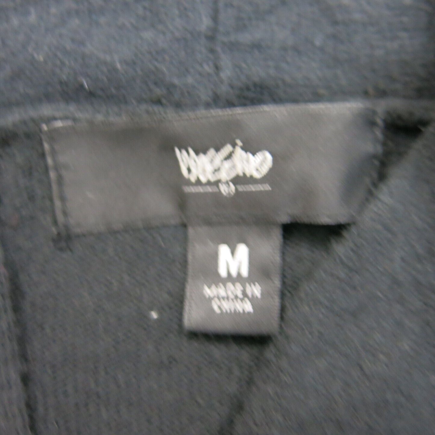 Massimo Womens Cardigan Sweater Long Sleeves Solid Black Size Medium