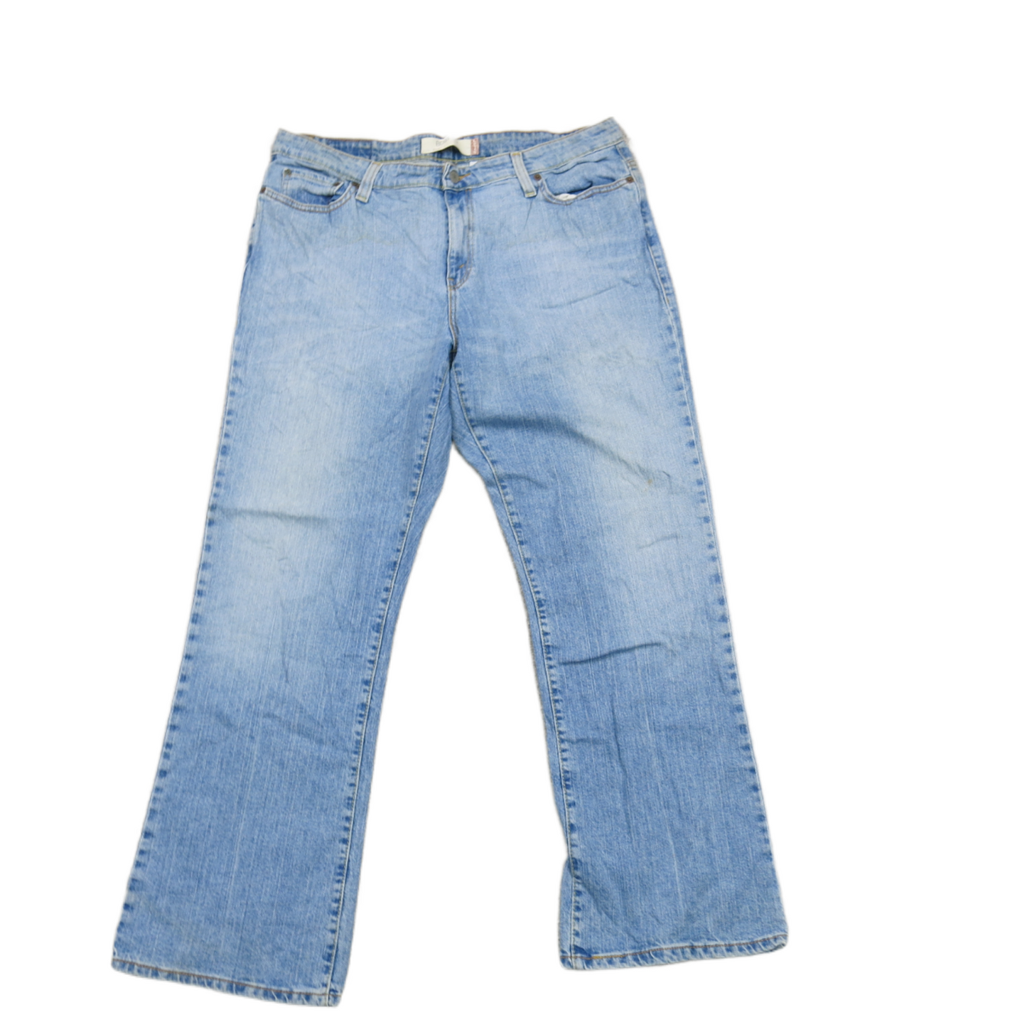 Levis 515 Mens Jeans Bootcut Denim Mid Rise Five Pockets Blue Size 18 Medium