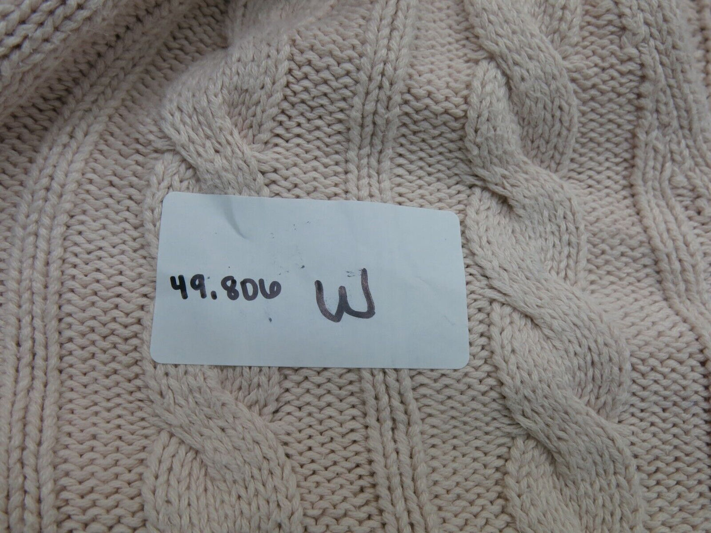 Ralph Lauren Womens Pullover Sweater Knitted V Neck Long Sleeve Cotton Pink SZ S