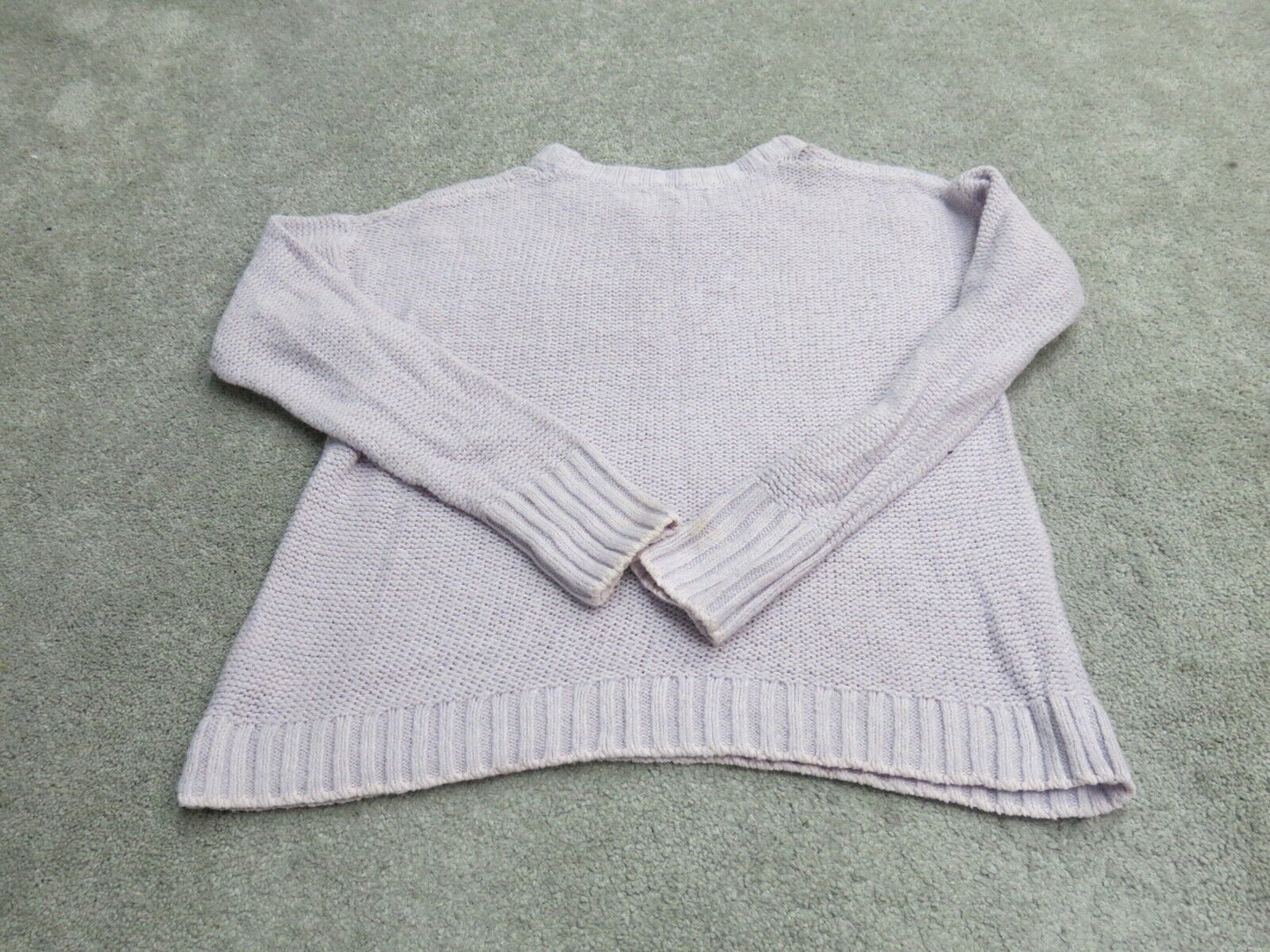 Banana Republic Women Pullover Sweater Knitted Crew Neck Light Pink Size X Small