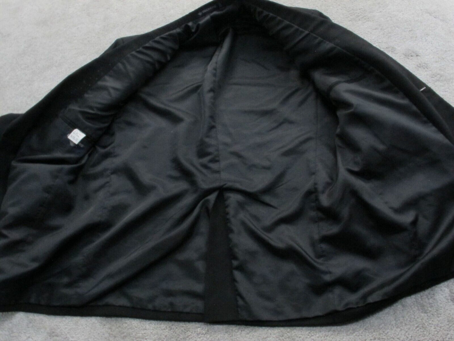 Dockers Mens Blazer Coat Single Breasted Long Sleeves Pockets Black Size 44R
