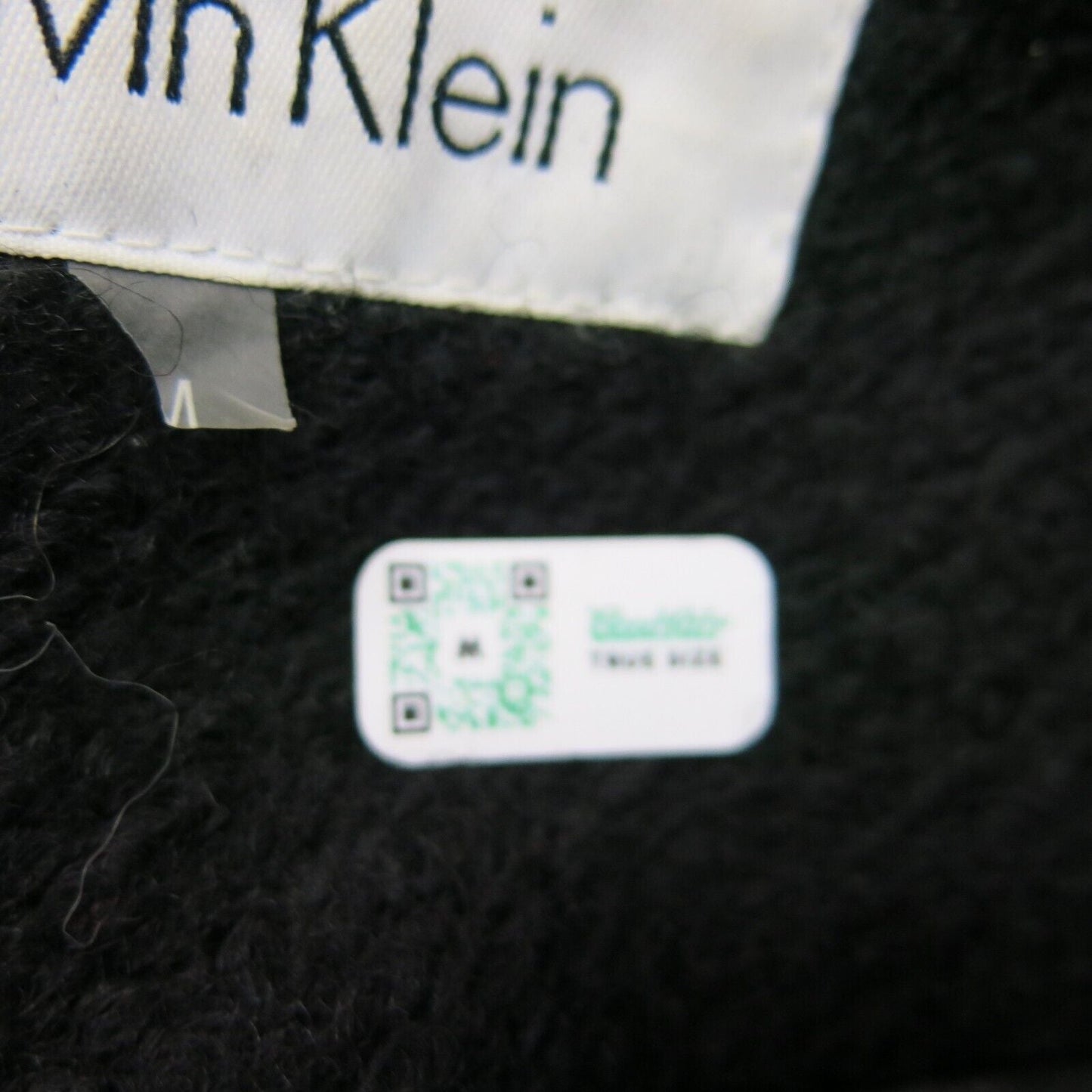 Calvin Klein Womens Blazer Coat Full Zip Up Pockets Solid Black Size Medium