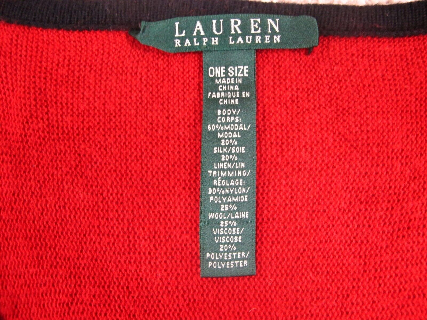 Ralph Lauren Womens Crew Neck Shift Midi Dress Sleeveless Red Size One Size
