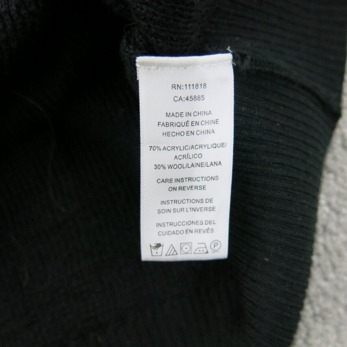 Michael Kors Womens Full Zip Up Sweater Jacket Long Sleeves Solid Black Size L